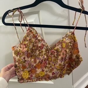 Patrons of Peace Floral Tank